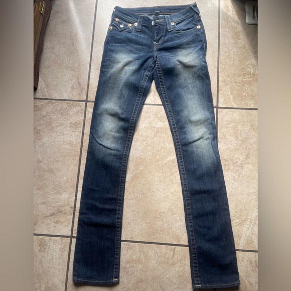 True Religion size 26 slim straight jean - Picture 2 of 5